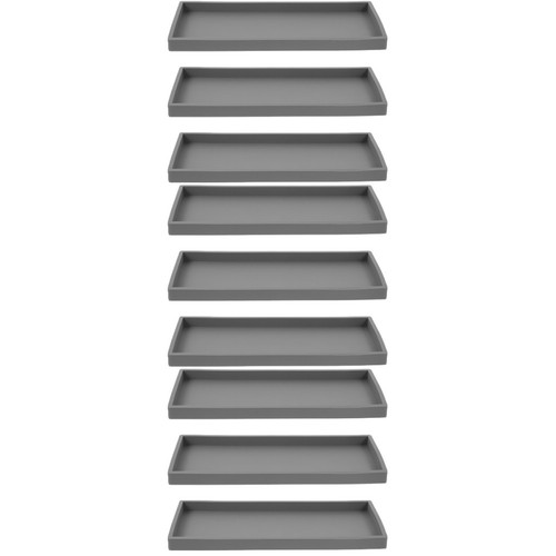 Grey reusable silicone - reusable, tray