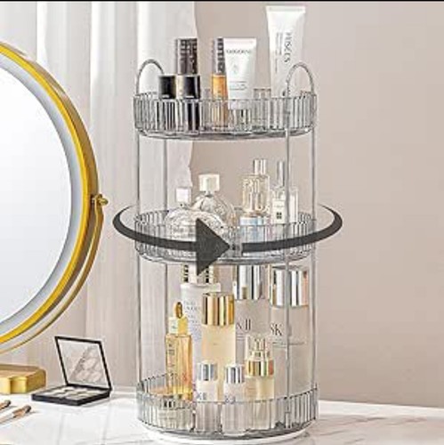 Makeup organiser 360 rotating - makeup,