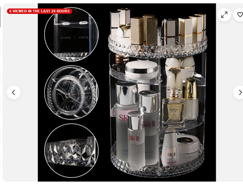 360 degree rotating cosmetics - 360-degree,