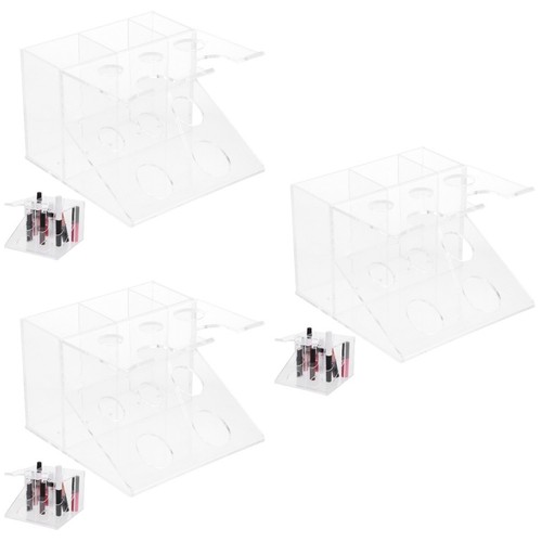 Transparent acrylic makeup and - transparent,