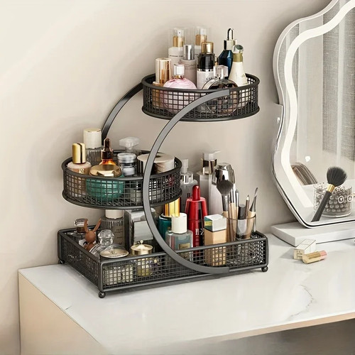 Metal makeup rack - metal, no