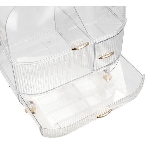 Clear acrylic makeup organiser - acrylic,