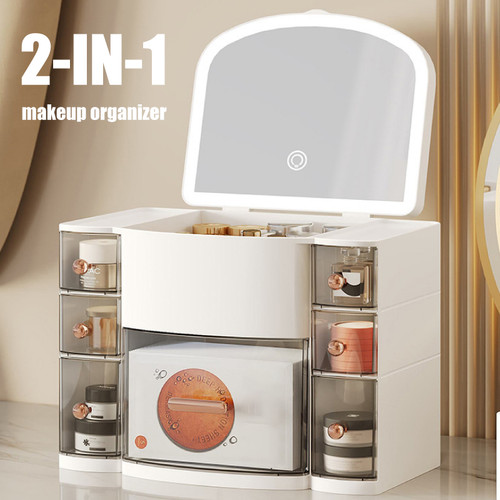 Large makeup organizer storage - large,