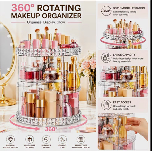 Tier 360 rotating makeup - 3-tier,