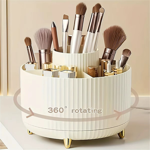 Rotating makeup storage - rotating,