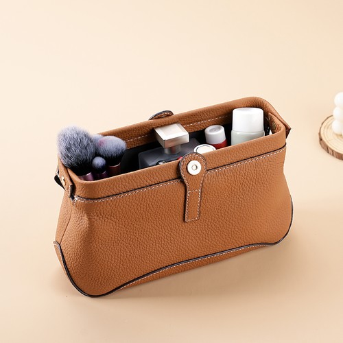 Women genuine leather makeup - leather,