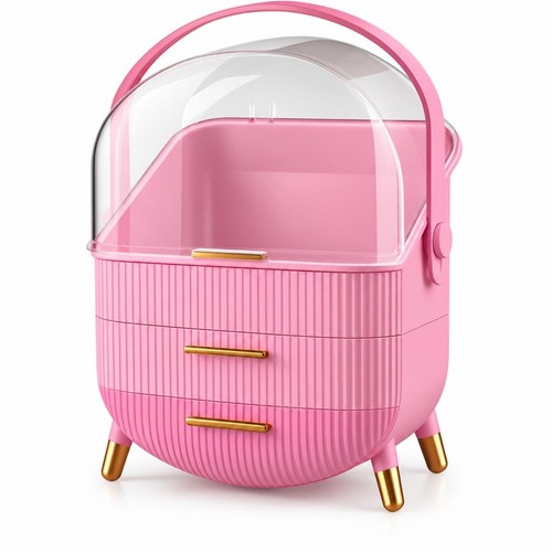 Cosmetic storage case with - storage,