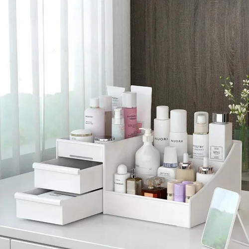 Makeup organizer storage - makeup, box